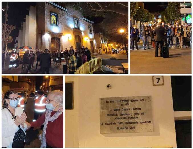 El recorrido partió del entorno de la plaza de Los Llanos guiado por el cronista oficial Antonio María González/Jesús Ruiz Mesa.